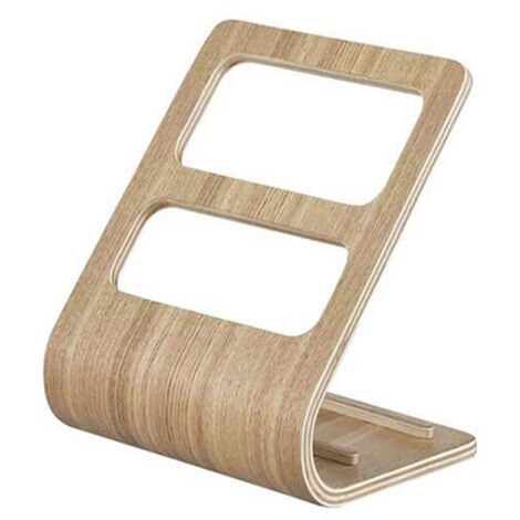 Rangement Table - Organisateur de Contrôles Remote 2 emplacements Bois rustique 15.2cm (1/5)