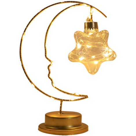 Lampe de Bureau Led avec Fil de Coton - Lumière Douce Batterie Rechargeable pour Ambiance Chambre et Décor Noël (1/5)