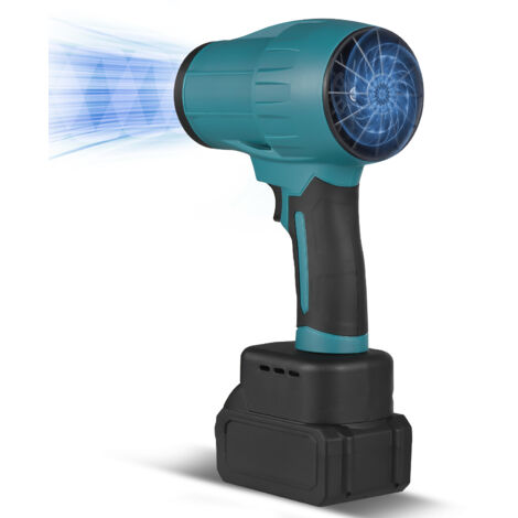 Aspirateur électrique portable sans fil - 21V - 35000 RPM - Motor brushless - ABS noir/bleu - Battery rechargeable - Ergonomique (1/5)