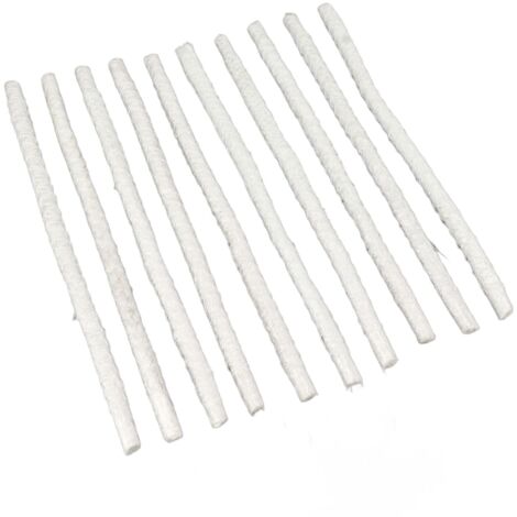 Mèches de Torche Tiki en Fibre de Verre - 10 Pièces, 35cm, pour Lampes à Huile et Éclairage de Patio/Jardin (1/5)
