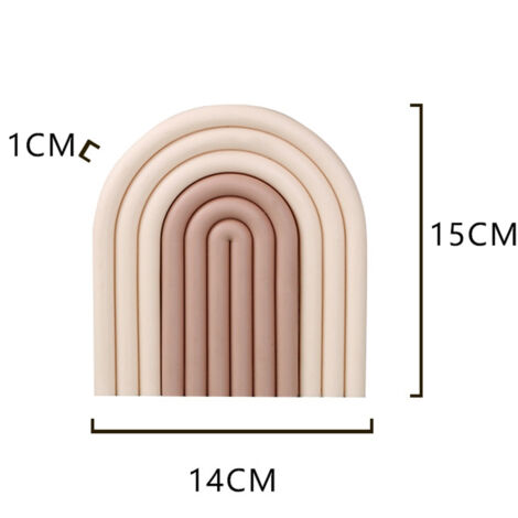 [Sous-main] [Marque] [TPR] [Anti-glisse Épais Isolation Réversible] Sous-main TPR Anti-glisse Épais Isolation Réversible Multifonctionnel pour Cuisine Restaurant Café Beige Marron (1/3)