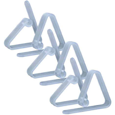 Pinces de Nappe Transparentes en Plastique - Lot de 6/8/12 Pinces Universelles pour Tables (0.4" à 1.2") - Fixation Anti-Vent pour Picnics, Fêtes, Restaurants (1/5)