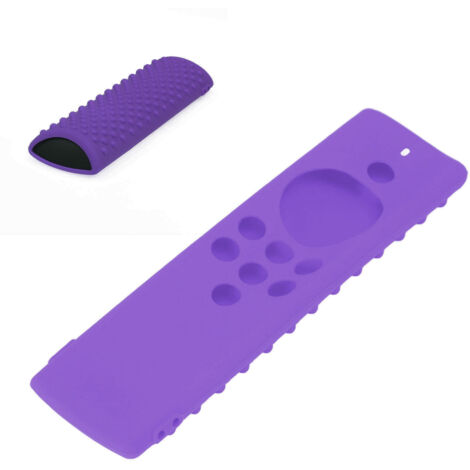 Housse de protection silicone pour télécommande Fire TV Stick Lite [lavable, antichoc, violet] (1/5)