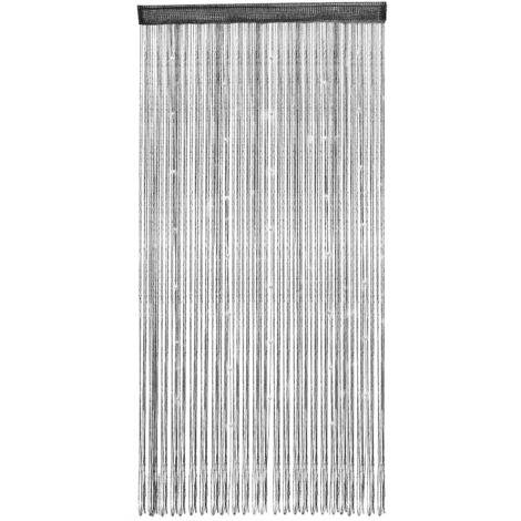 Rideau de porte perlé cristal PP Rideau décoration multifonction pour séparation et décoration, blanc, purple, champagne, noir, argent, 1 x 2 m