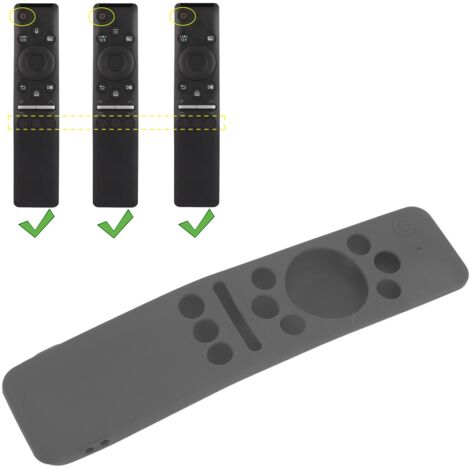 Housse Protecteur Silicone pour Samsung Télécommande TV Smart BN59-01259E/1259B/1312A/1312B Gris (1/5)