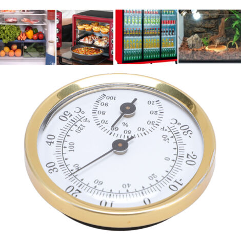 Thermomètre Hygromètre d'intérieur au Design Aluminium (1/5)