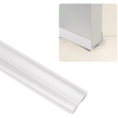 Arrêt-porte PVC Premium, Anti-bruit, Anti-insectes et Anti-vent - 96x5x3cm, Gris/Blanc/Brun/Bleu/Jaune, Lavable et Réutilisable (1 unité) (1/5)