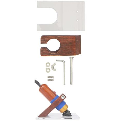 Support pour Clippers de Tufting Acrylique + Bois Clair Accessoires Rangement Bureau Ergonomique Sécurisé (1/5)