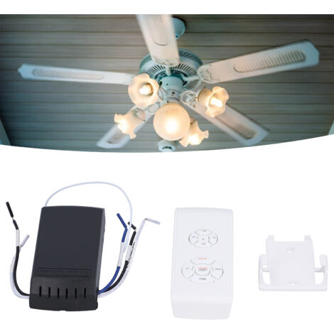 Télécommande pour Fan et Lampe, Mano, RF, Contrôle Intelligent et Timer, Blanche et Noir, 85‑265V (1/5)