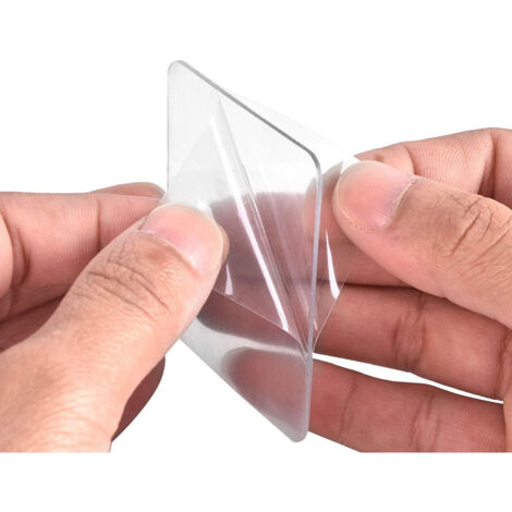 Ventouse adhésive universelle - Gel double-face 20 pièces - Stickers réutilisables pour téléphone, clés et objets (1/5)