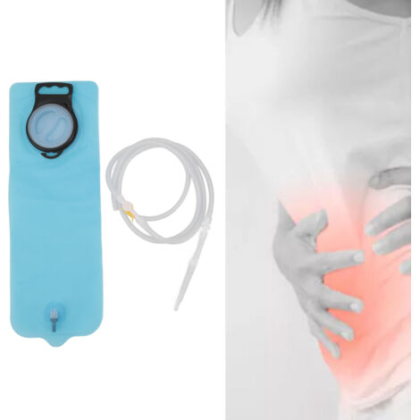 Bidet Intestinal TPU Kit avec S-Hook et Nozzles de Nettoyage - Ensemble Lavement de 3L pour Usage Médical et Soins Domestiques (1/5)