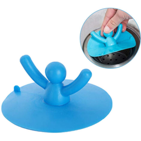 [Silicone] Bouchon de Drain de Douche, Stop-Culot Flexible pour Évier et Baignoire, Modèle Universal 9.5cm, Matière Écologique
