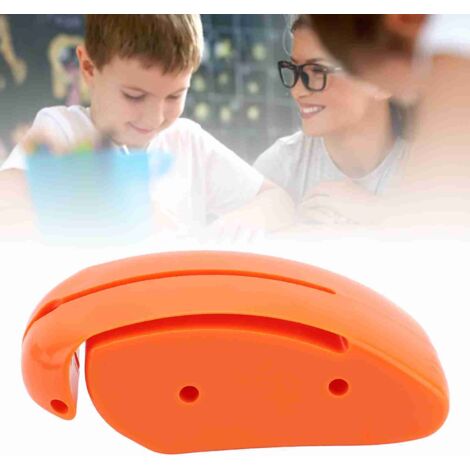 Accessoire d'Écriture Ergonomique Mousse PLA Pour Stylo et Dessin Compatible Gauche/Droite Support Digital Orange - Idéal Arthrose Mobilité (1/5)