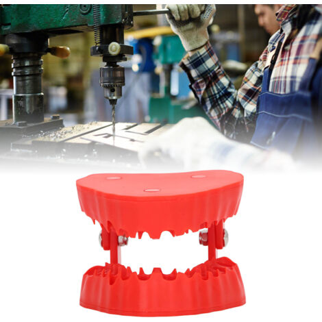 Porte-Bits Dentaire Organisateur Portable avec Magnétique 28 Bits pour Drill Bits, Rouges ABS 130g/4.6oz (1/5)