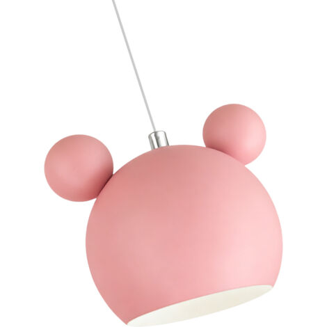 [Abat-jour de Suspension] Cartoon Chandelier Shade Design Abat-jour Métal Rose Sans Source Lumineuse Applicable Cuisine Salle à Manger (1/5)