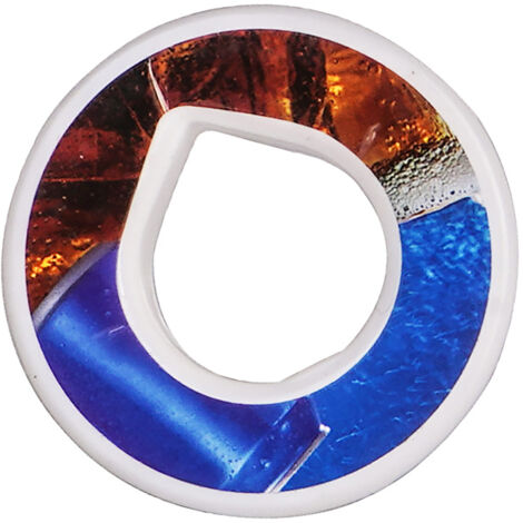 [Anneau d'odeur fruitée pour bouteille d'eau] ring fraise citron vanille PP 4.5cm couleur assortie 30g (1 pièce incluse) – Saveurs naturelles sans calories (1/5)