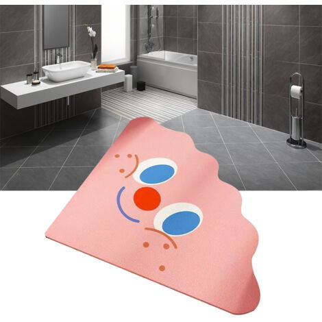 Tapis de bain diatomite - Absorption rapide, antidérapant, résistant à l'usure (1/5)