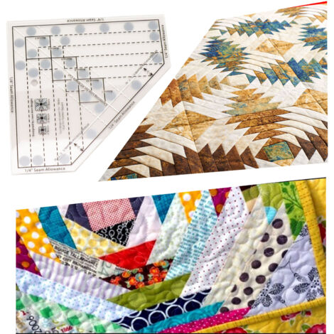[Règle de Patchwork Mini] [Acrylic Professionnel] [138mm] [Transparent avec Graduations Précises pour DIY]

Blocs Finis 6, 8 et 10 pouces (1/5)