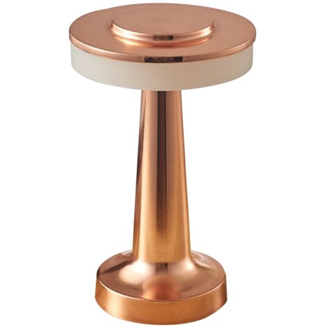 Lampe de Table LED USB rechargeable dimmable Metal ATS-3C Gold Rose Gold Silver (1/5)
