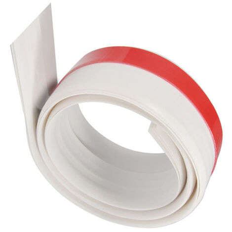 Bande de porte autoadhésive en silicone 100cm, hermétique et insonorisante pour fenêtre ou porte, réduit bruit et invasion insectes, noir/blanc/gris/brun, 1 rouleau. (1/5)