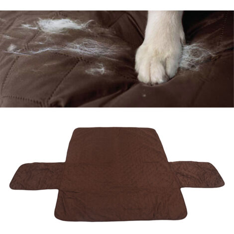 Housse de Protection pour Canapé Reclinable Résistant à l'eau - Couvre Canapé 2 Places pour Animaux - Polyester Antidérapant et Facile à Nettoyer