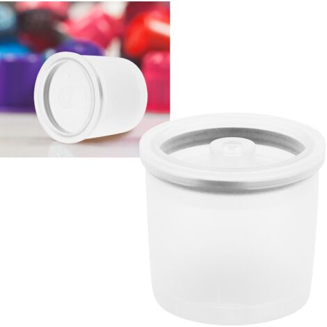Capsule Café Rechargeable [Vague Modèle] Filtre Café Réutilisable Compatible Illy, PP Stainless Steel Transparent 3.8cm x 3.5cm Lot 1x (1/5)
