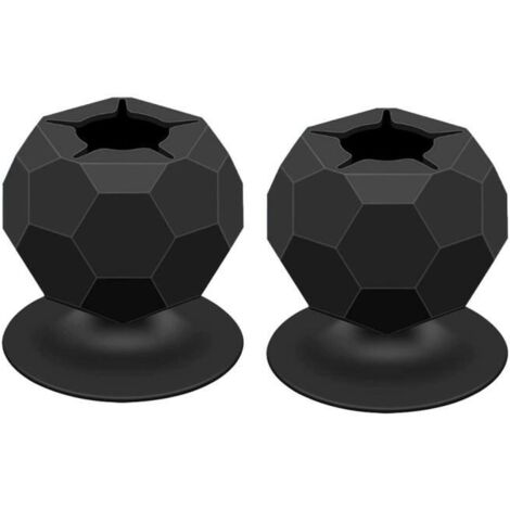 Récupérateur de déchets en silicone noir (2 pièces) avec forte adhérence pour collecter les résidus de découpe (1/5)