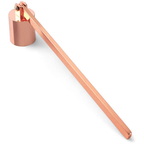 Éteignoir pour Bougies avec Manche Long en Acier Inoxydable Rose Gold pour Bougies Parfumées (1/5)
