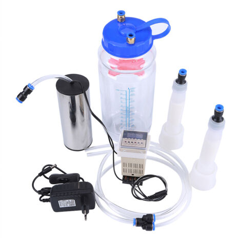 Machine de Trait Automatique Portable 2L avec Contrôleur de Pulsation pour Vaches et Moutons - Appareil Électrique, Inox/Plastique (1/5)