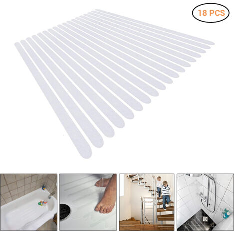 Ruban Anti-Dérapant Sans Marque 18 Pcs Peva Doux 20380mm Sécurité Salle de Bain (1/5)