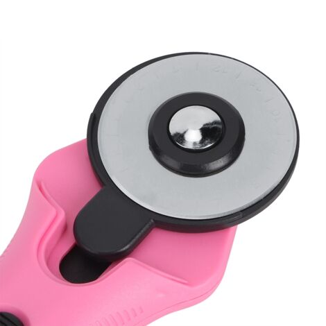 Couteau Rotatif pour Couture Cutter 45mm Accessoires pour Fabric Étanche Rose Rouge Matériel Haute Qualité Ergonomique Poignée Confortable (1/5)
