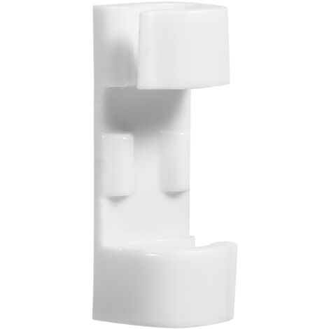Clip de Fixation Câble Adhésif ABS Blanc 20pcs - Organiseur pour Câbles de Bureau et Mur (1/3)