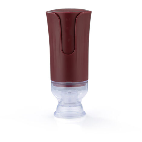 Machine Sous Vide Compacte - Pompe Électronique USB 7W 60kPa Automatique pour Conservation Aliments (1 Pompe + 5 Sacs Réutilisables en PE/ABS, Marron, 12.5x5.5cm) (1/5)