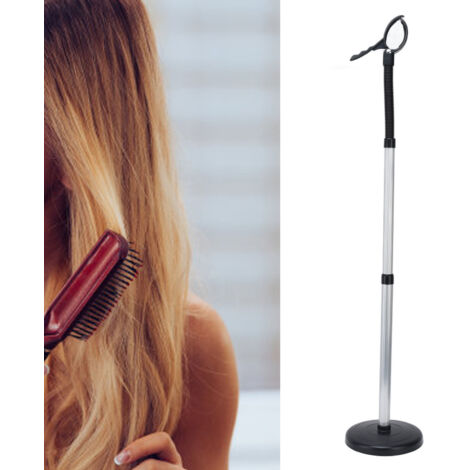 Sèche-cheveux avec Support Rotatif 360° - Bras Flexible - Base Stable - Hauteur Adjustable