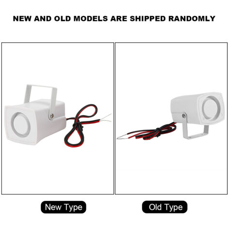 Système d'Alarme Filaire à Sirène 110dB Mini Horn pour Voiture et Maison DC 12V (1/5)