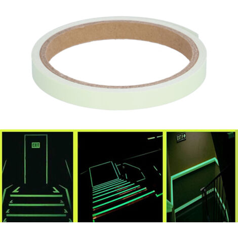 Ruban Lumineux PVC Autoadhésif Non Toxique 20g pour Signalisations Sécurité Escalier (1/5)