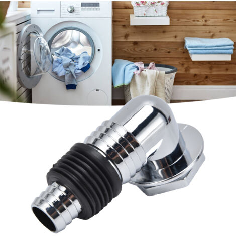 [Accessoire de Plomberie] Coude pour Drain de Douche en Plastique Durable pour Connexion Machine à Laver et Décoratif Hôtel/Domestique (1/5)