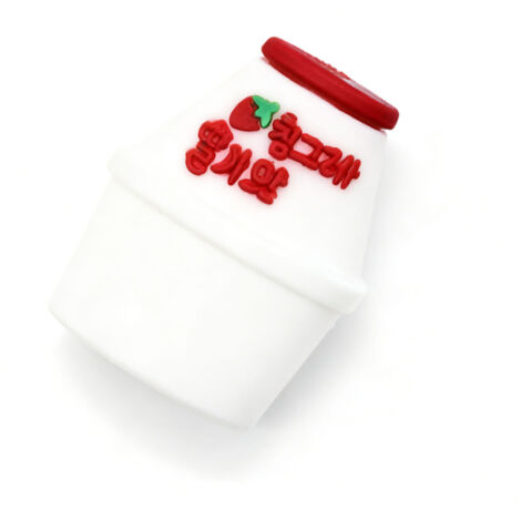 【Cable Winder】 【Silicone】 Enrouleur de Câble USB Silicone Protecteur Cordon Style Cartoon Cute pour Bureau Maison Strawberry Beverage (1/5)