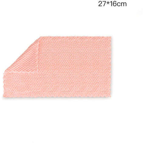 Chiffon en microfibre marine - Set de 2 lingettes absorbantes de nettoyage (25x25cm) - Doux, antibactérien naturel (1/5)