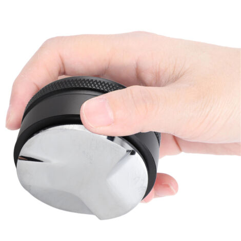 Presse Café Niveau Distributeur en Acier Inoxydable 58mm Noir avec Base Régulable (1/5)