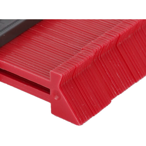 Ruban de Contour Mesureur duplicateur avec blocage modèle pour outils de menuiserie ABS Rouge 127mm/5in 1Pc (1/5)