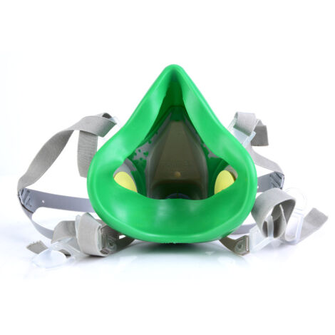 [Masque de protection multifonction] Masque anti-gaz chimique respiratoire sécurité contre les particules fines - Masque avec filtre remplaçable, nouvelle conception, matériau fibres ultrafines, dimen (1/5)