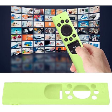 Housse silicone protecteur pour télécommande Samsung TM2180E BN59 - Anti-dérapage, facile à installer, écologique, cordon intégré (1/5)