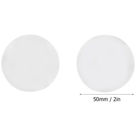 Lentille de Loupe Acrylique 50mm Diamètre - Lot de 2 - Remplacement Direct pour Lecture Facilitée (1/5)