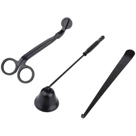 Éteignoir à Bougies en Acier Inoxydable Mano [Kit Snuffer/Trimmer/Hook] - Ensemble de 3 Pièces pour Décor Maison (1/5)