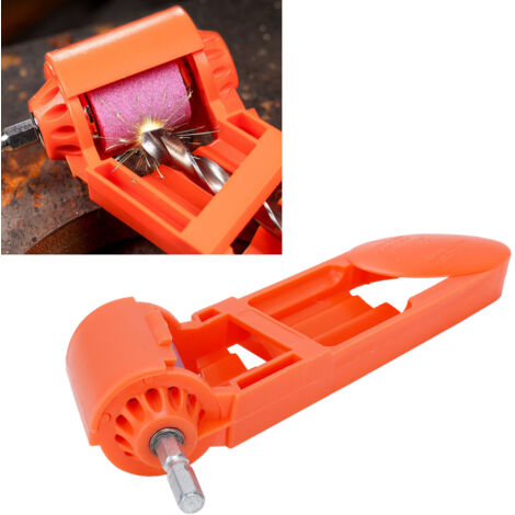 Affûteuse Portable pour Forets à Fraises Droites - Grinder Corundum - Orange - Multifonctionnelle (2-12.5mm) (1/5)