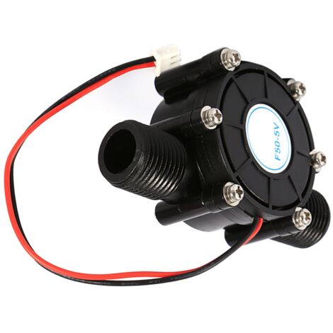Générateur Turbine Hydraulique - Modèle F50-5V - Kit Hydroélectrique Portable pour Chargement USB (5V Régulé, Plastique Durable, Noir) (1/5)