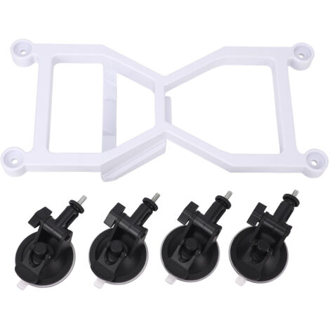Kit de Montage pour Antenne Satellite Mini - 4 Ventouses pour Fenêtre/Vitrine de Voiture/Camping-car/Bateau - Monture Universelle (1/5)
