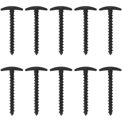 Piquets de Tente [10 pièces] Ancre Sol Spirale en Plastique Taille 5.7in pour Canopies Camping (1/5)