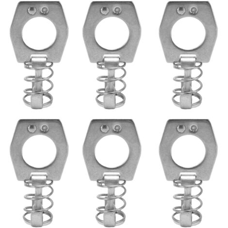 Lot de 6 verrous à came pour chauffeau RV en acier inoxydable antirouille (1/5)